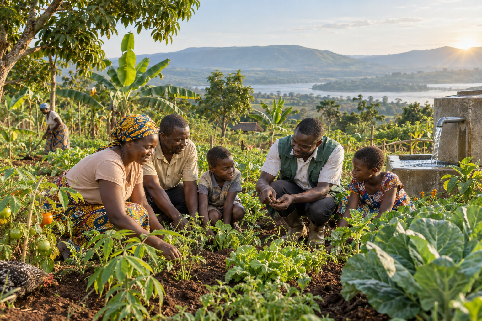 Agriculture médicinale durable et santé intégrative dans un paysage congolais